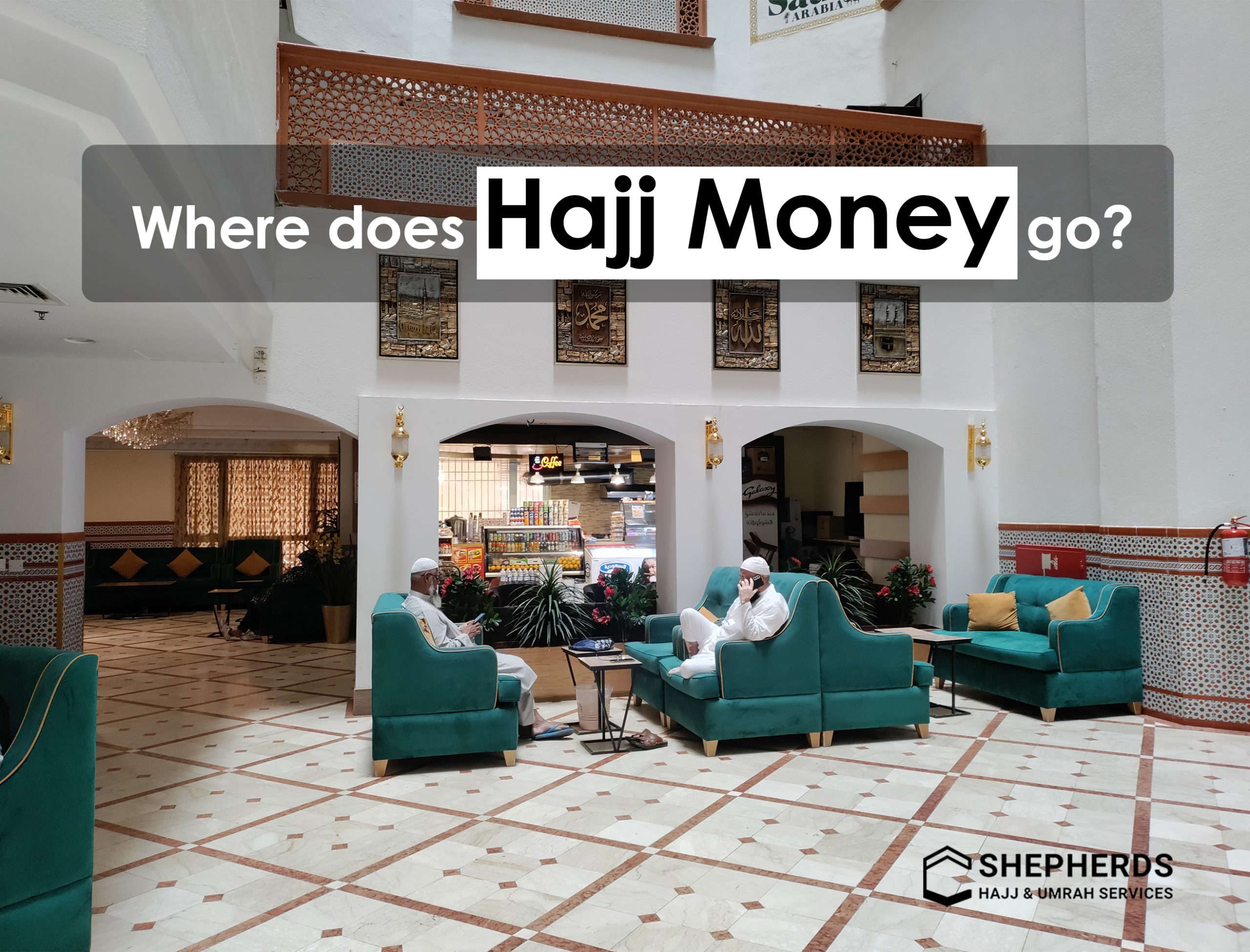 where does hajj money go